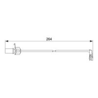 BOSCH 1 987 474 517 Warnkontakt, Bremsbelagverschleiß