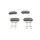 BOSCH 0 986 494 627 Bremsbelagsatz, Scheibenbremse