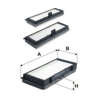 FILTRON K 1363-3x Filter, Innenraumluft
