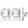 BOSCH 0 986 494 598 Bremsbelagsatz, Scheibenbremse