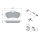 BOSCH 0 986 494 601 Bremsbelagsatz, Scheibenbremse