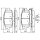 BOSCH 0 986 494 617 Bremsbelagsatz, Scheibenbremse