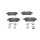 BOSCH 0 986 494 636 Bremsbelagsatz, Scheibenbremse