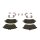 BOSCH 0 986 494 593 Bremsbelagsatz, Scheibenbremse