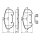 BOSCH 0 986 494 593 Bremsbelagsatz, Scheibenbremse