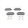 BOSCH 0 986 494 637 Bremsbelagsatz, Scheibenbremse