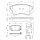 BOSCH 0 986 494 609 Bremsbelagsatz, Scheibenbremse