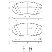 BOSCH 0 986 494 632 Bremsbelagsatz, Scheibenbremse