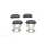 BOSCH 0 986 494 626 Bremsbelagsatz, Scheibenbremse