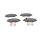 BOSCH 0 986 494 581 Bremsbelagsatz, Scheibenbremse