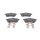 BOSCH 0 986 494 667 Bremsbelagsatz, Scheibenbremse
