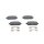 BOSCH 0 986 494 666 Bremsbelagsatz, Scheibenbremse