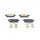 BOSCH 0 986 494 666 Bremsbelagsatz, Scheibenbremse