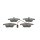 BOSCH 0 986 494 538 Bremsbelagsatz, Scheibenbremse