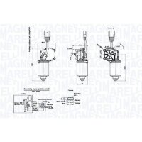 MAGNETI MARELLI 064053012010 Wischermotor