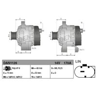 DENSO DAN1126 Generator