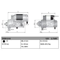 DENSO DSN1210 Starter