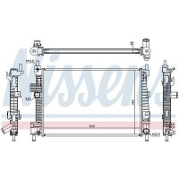 NISSENS 66869 Kühler, Motorkühlung