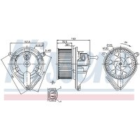 NISSENS 87095 Innenraumgebläse