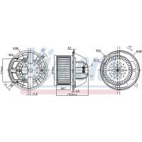 NISSENS 87118 Innenraumgebläse