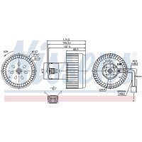 NISSENS 87123 Innenraumgebläse