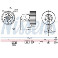NISSENS 87240 Innenraumgebläse