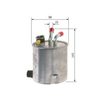BOSCH F 026 402 849 Kraftstofffilter