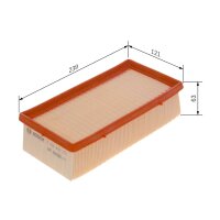 BOSCH F 026 400 376 Luftfilter