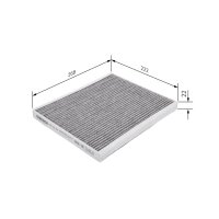 BOSCH 1 987 432 537 Filter, Innenraumluft