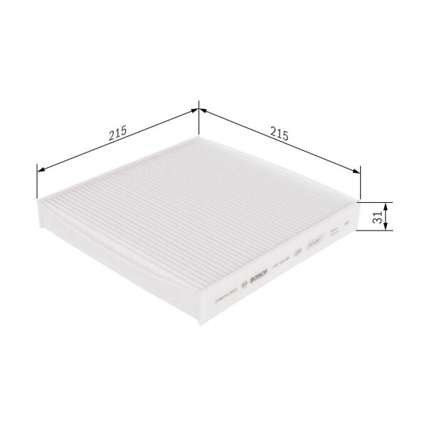 BOSCH 1 987 435 069 Filter, Innenraumluft