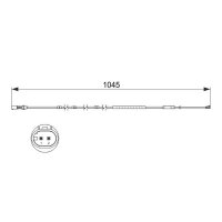 BOSCH 1 987 474 551 Warnkontakt, Bremsbelagverschleiß