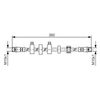 BOSCH 1 987 481 538 Bremsschlauch