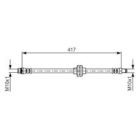 BOSCH 1 987 481 626 Bremsschlauch