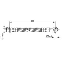 BOSCH 1 987 481 645 Bremsschlauch