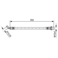 BOSCH 1 987 481 662 Bremsschlauch