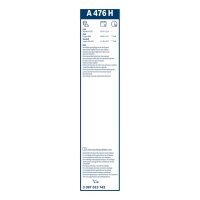 Wischblatt BOSCH 3 397 013 742 Heckscheibe 475mm Aerotwin - 1 Stück