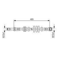 BOSCH 1 987 481 568 Bremsschlauch