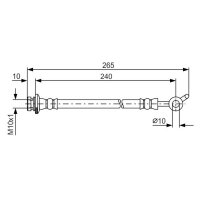 BOSCH 1 987 481 570 Bremsschlauch