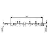 BOSCH 1 987 481 667 Bremsschlauch