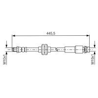 BOSCH 1 987 481 668 Bremsschlauch
