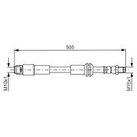 BOSCH 1 987 481 675 Bremsschlauch