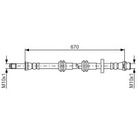 BOSCH 1 987 481 689 Bremsschlauch