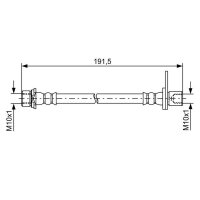 BOSCH 1 987 481 738 Bremsschlauch