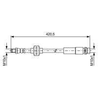BOSCH 1 987 481 739 Bremsschlauch