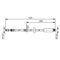BOSCH 1 987 481 395 Bremsschlauch