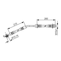 BOSCH 1 987 481 410 Bremsschlauch