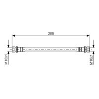 BOSCH 1 987 481 412 Bremsschlauch