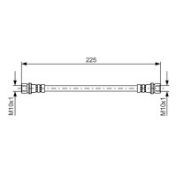 BOSCH 1 987 481 413 Bremsschlauch