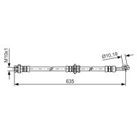 BOSCH 1 987 481 432 Bremsschlauch