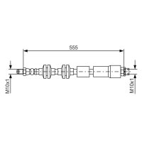 BOSCH 1 987 481 569 Bremsschlauch